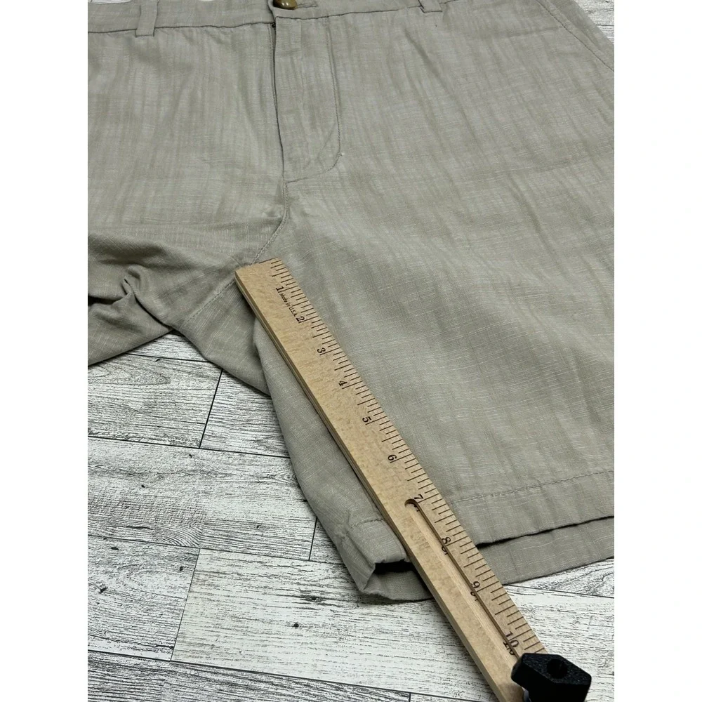 Vineyard Vines Stretch Breaker Khaki Shorts Mens 34 Golf‎ Pockets 100% Cotton